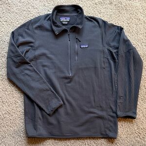 Patagonia Dark Gray Quarter-Zip Pullover